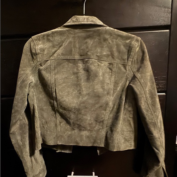 Blank NYC Women's Green Jean Jacket - Picture 2 of 7